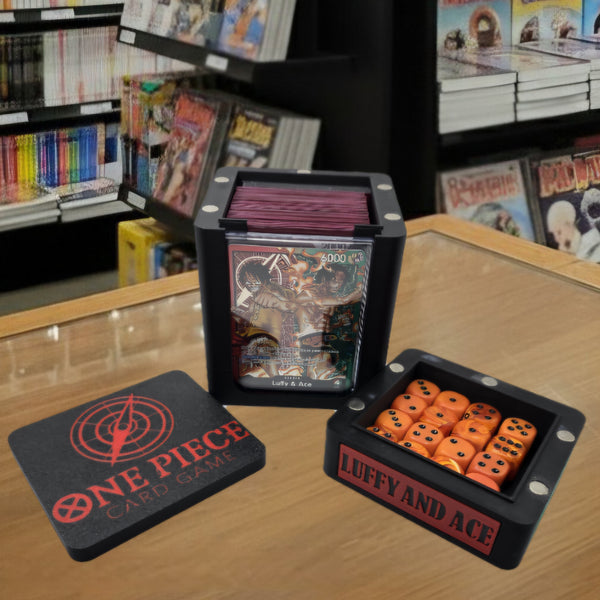 Luffy and Ace Themed Deck Box